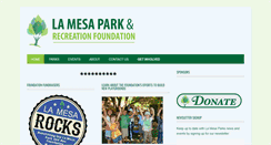 Desktop Screenshot of lamesaparks.org