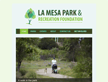 Tablet Screenshot of lamesaparks.org